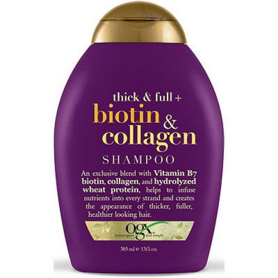 Dầu Gội Biotin & Collagen OGX, 385ml, Không có vòi